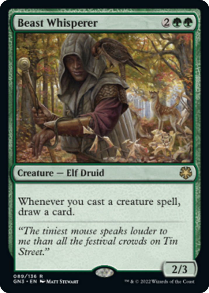 Beast Whisperer [Game Night: Free-for-All] Magic: The Gathering