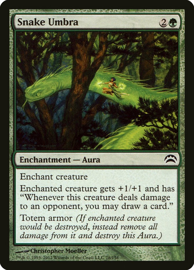 Snake Umbra [Planechase 2012] Magic: The Gathering