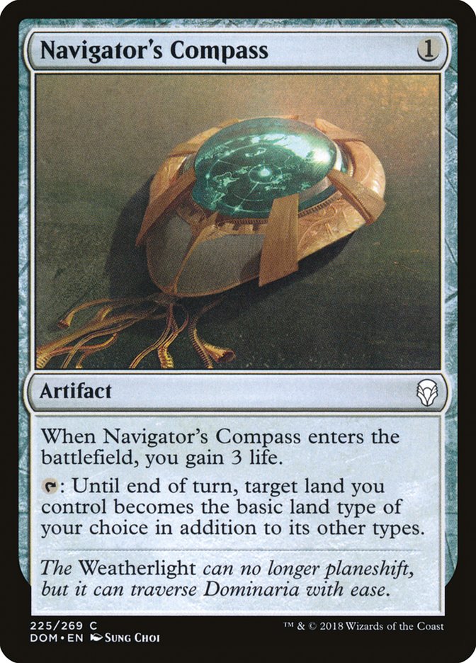 Navigator's Compass [Dominaria] Magic: The Gathering