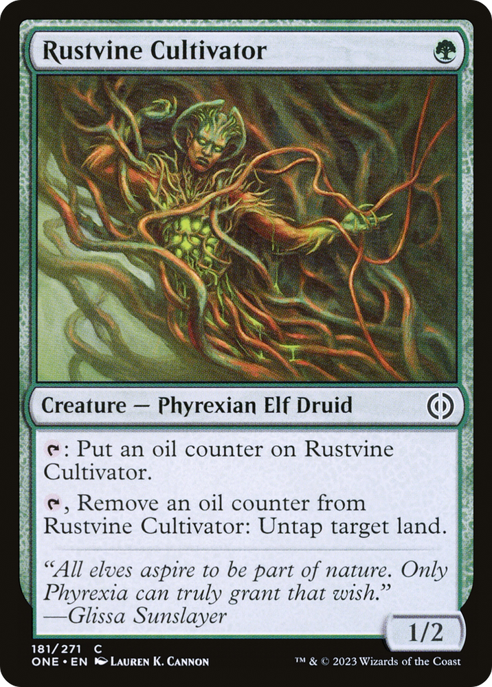 Rustvine Cultivator [Phyrexia: All Will Be One] Magic: The Gathering