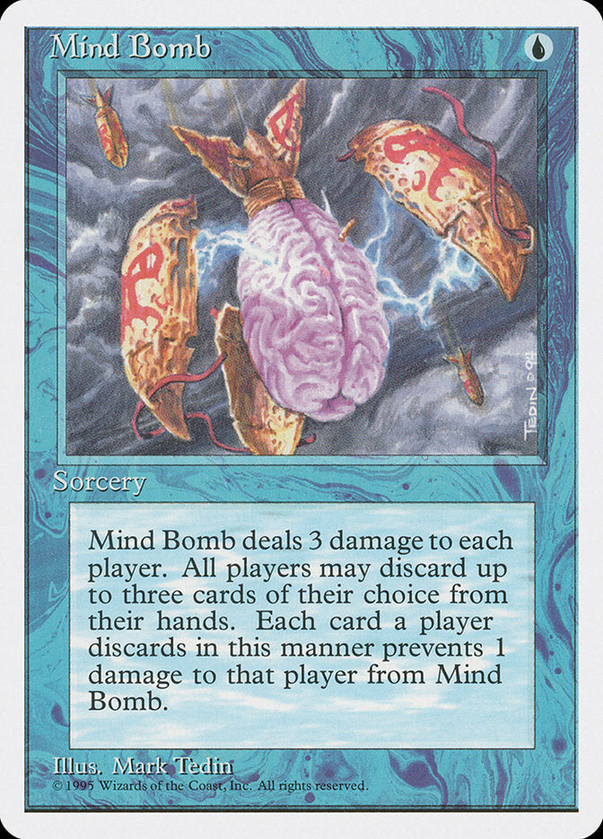 Mind Bomb [Fourth Edition] Magic: The Gathering