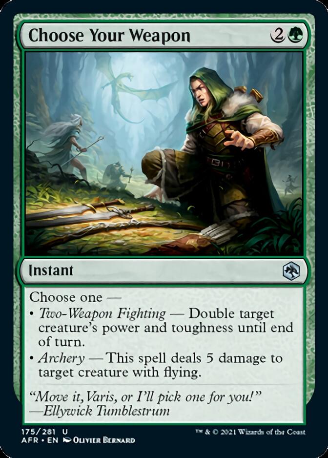 Choose Your Weapon [Dungeons & Dragons: Adventures in the Forgotten Realms] Magic: The Gathering