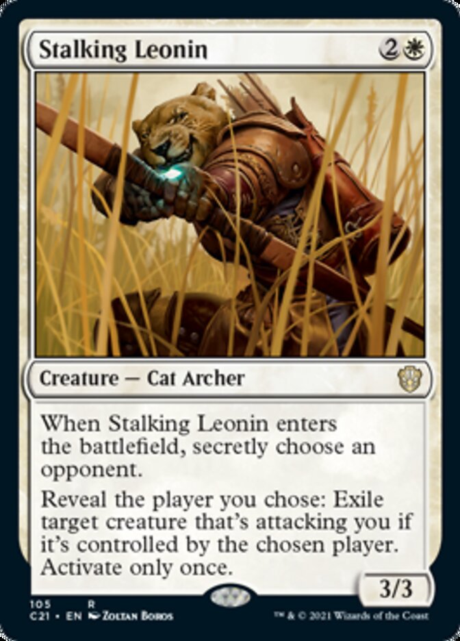 Stalking Leonin [Commander 2021] Magic: The Gathering