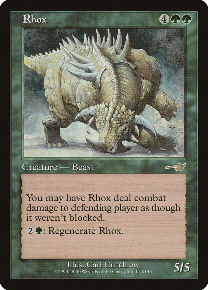 Rhox [Nemesis] Magic: The Gathering