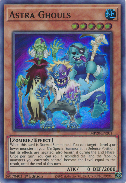 Astra Ghouls [MP20-EN201] Super Rare Yu-Gi-Oh!