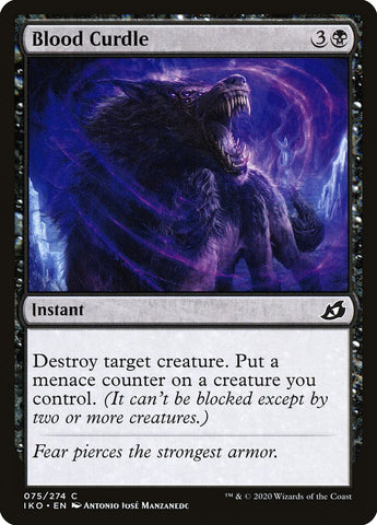 Blood Curdle [Ikoria: Lair of Behemoths] Magic: The Gathering