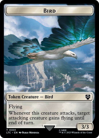 Bird // Goat Token [The Lord of the Rings: Tales of Middle-Earth Commander Tokens] Magic: The Gathering