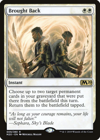 Brought Back [Core Set 2020] Magic: The Gathering