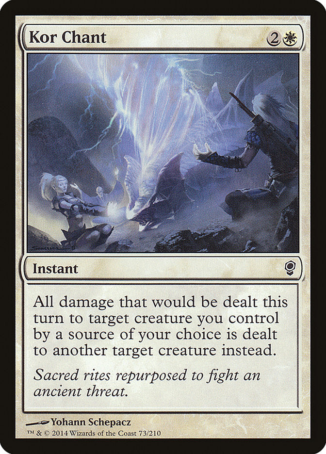 Kor Chant [Conspiracy] Magic: The Gathering
