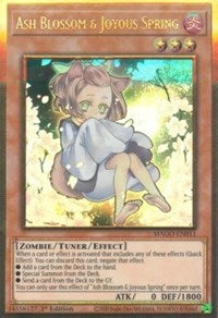 Ash Blossom & Joyous Spring (Alternate Art) [MAGO-EN011] Gold Rare Yu-Gi-Oh!