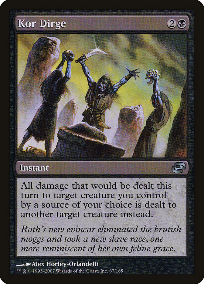 Kor Dirge [Planar Chaos] Magic: The Gathering