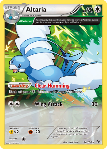 Altaria (74/108) [XY: Roaring Skies] Pokémon
