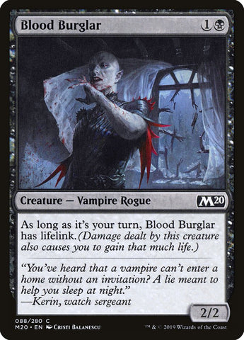 Blood Burglar [Core Set 2020] Magic: The Gathering