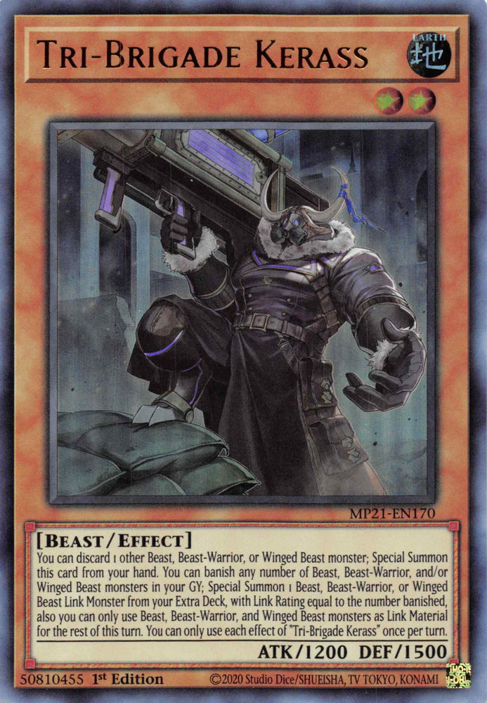Tri-Brigade Kerass [MP21-EN170] Ultra Rare Yu-Gi-Oh!