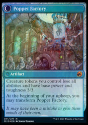 Poppet Stitcher // Poppet Factory [Innistrad: Midnight Hunt Prerelease Promos] Magic: The Gathering