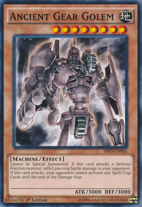 Ancient Gear Golem [SR03-EN005] Common Yu-Gi-Oh!
