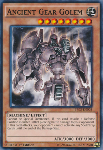 Ancient Gear Golem [SR03-EN005] Common Yu-Gi-Oh!
