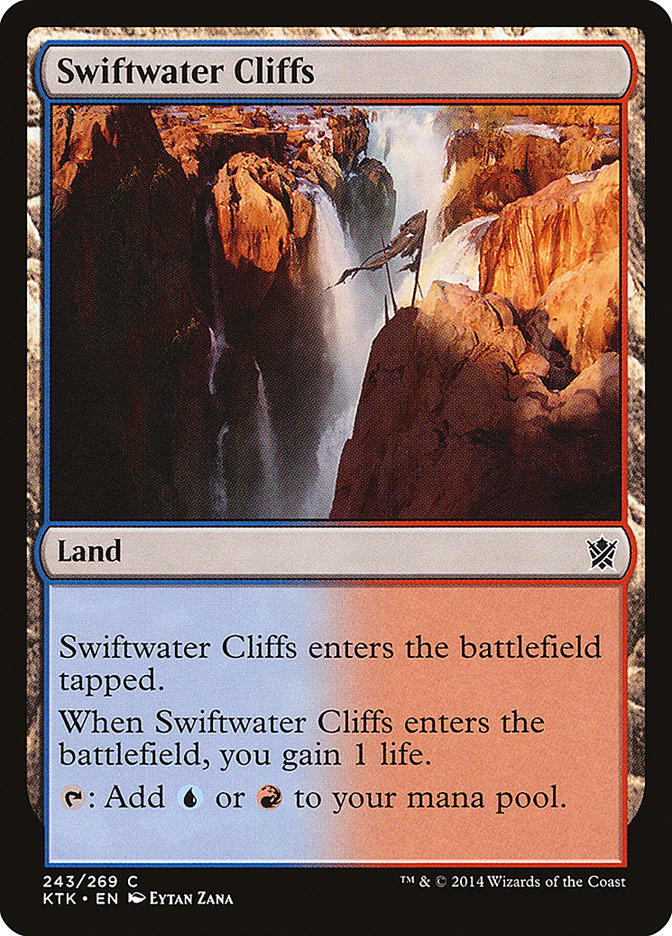Swiftwater Cliffs [Khans of Tarkir] Magic: The Gathering