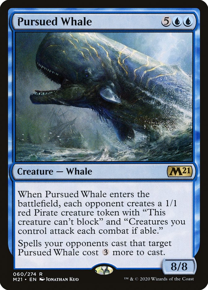 Pursued Whale [Core Set 2021] Magic: The Gathering