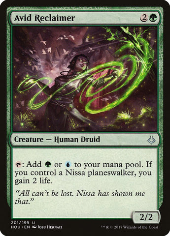 Avid Reclaimer [Hour of Devastation] Magic: The Gathering