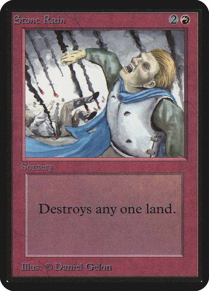 Stone Rain [Alpha Edition] Magic: The Gathering