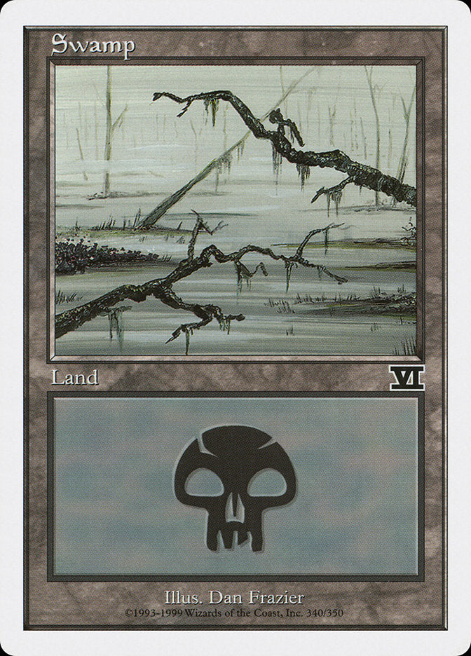 Swamp (340) [Classic Sixth Edition] Magic: The Gathering