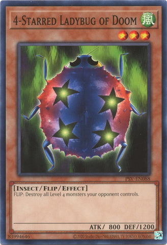 4-Starred Ladybug of Doom (25th Anniversary) [PSV-EN088] Common Yu-Gi-Oh!
