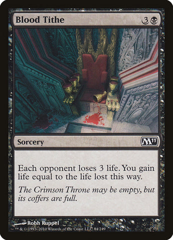 Blood Tithe [Magic 2011] Magic: The Gathering