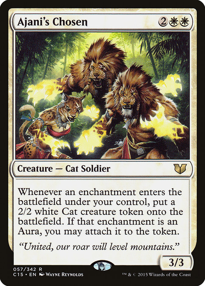 Ajani's Chosen [Commander 2015] Magic: The Gathering