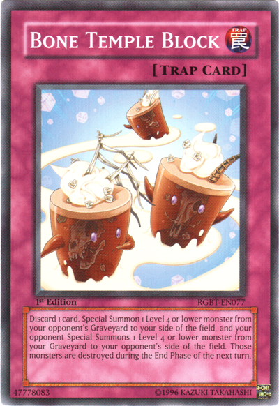 Bone Temple Block [RGBT-EN077] Common Yu-Gi-Oh!