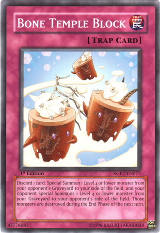 Bone Temple Block [RGBT-EN077] Common Yu-Gi-Oh!