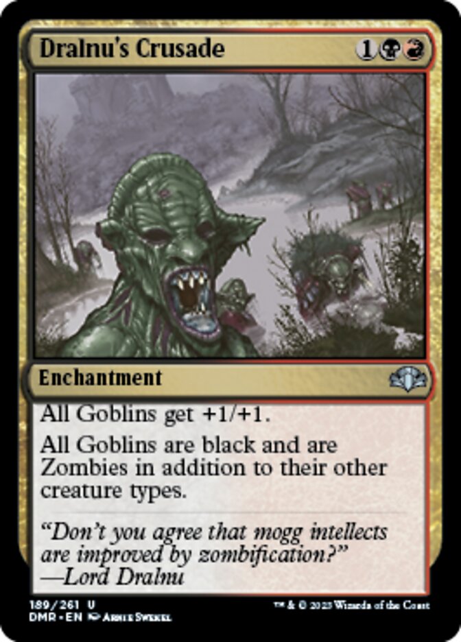 Dralnu's Crusade [Dominaria Remastered] Magic: The Gathering