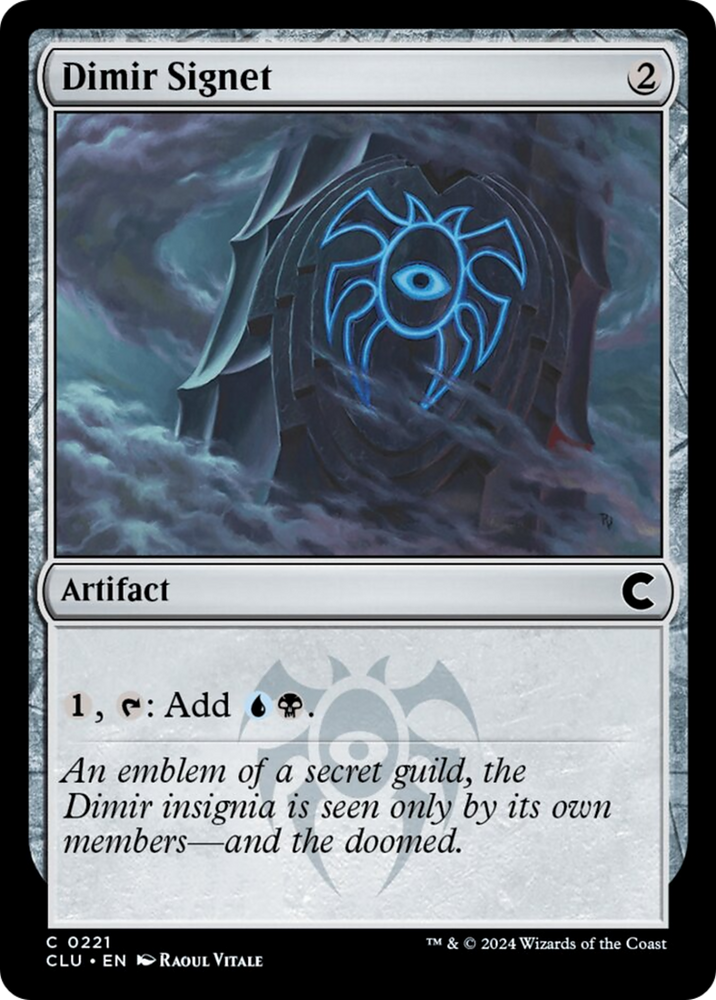 Dimir Signet [Ravnica: Clue Edition] Magic: The Gathering
