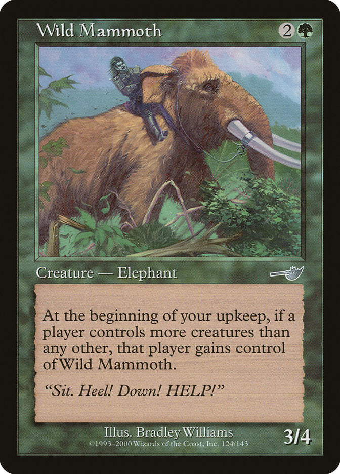 Wild Mammoth [Nemesis] Magic: The Gathering