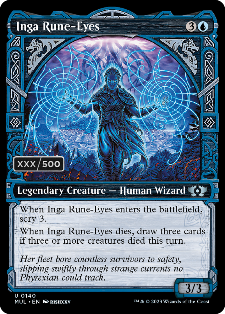 Inga Rune-Eyes (Serialized) [Multiverse Legends] Magic: The Gathering