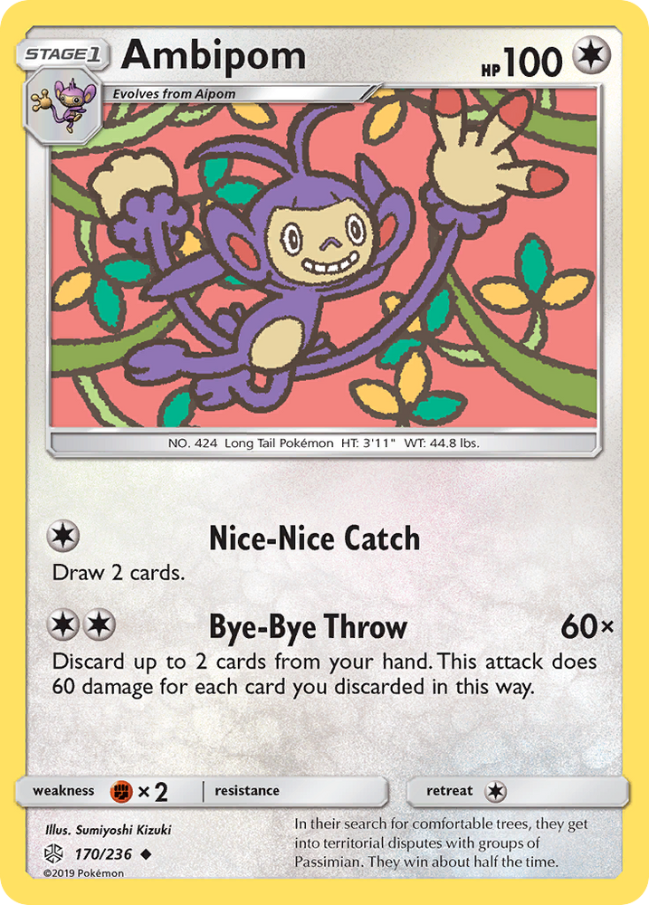 Ambipom (170/236) [Sun & Moon: Cosmic Eclipse] Pokémon