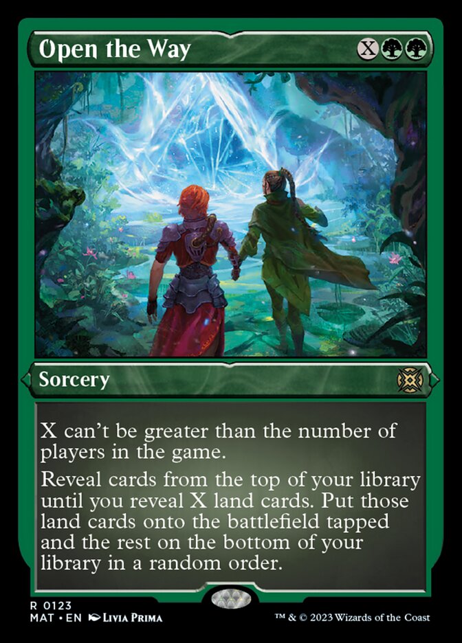 Open the Way (Foil Etched) [March of the Machine: The Aftermath] Magic: The Gathering