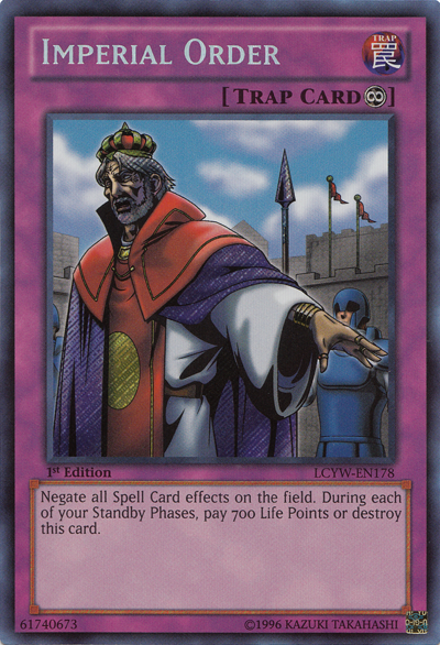 Imperial Order [LCYW-EN178] Secret Rare Yu-Gi-Oh!