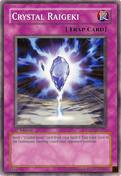 Crystal Raigeki [DP07-EN023] Common Yu-Gi-Oh!