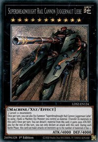 Superdreadnought Rail Cannon Juggernaut Liebe [LDS2-EN124] Secret Rare Yu-Gi-Oh!