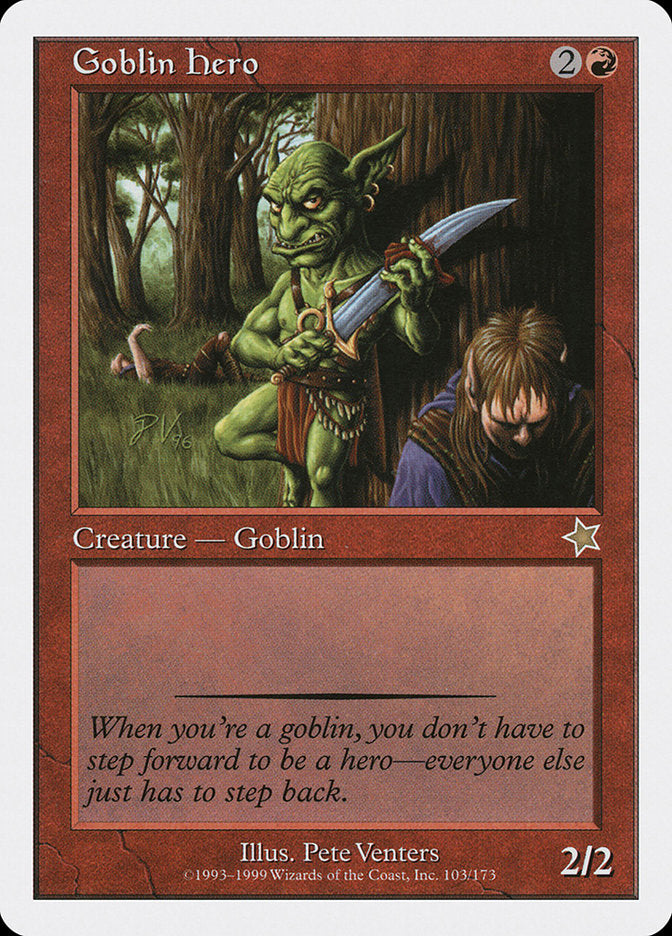 Goblin Hero [Starter 1999] Magic: The Gathering