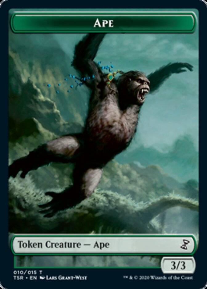 Ape Token [Time Spiral Remastered Tokens] Magic: The Gathering