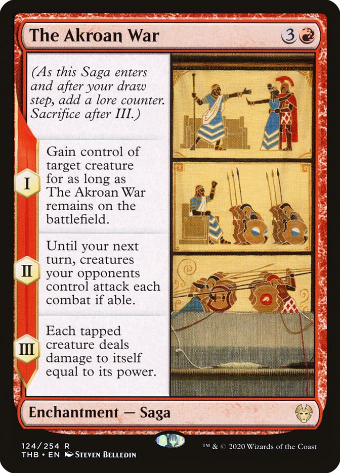 The Akroan War [Theros Beyond Death] Magic: The Gathering