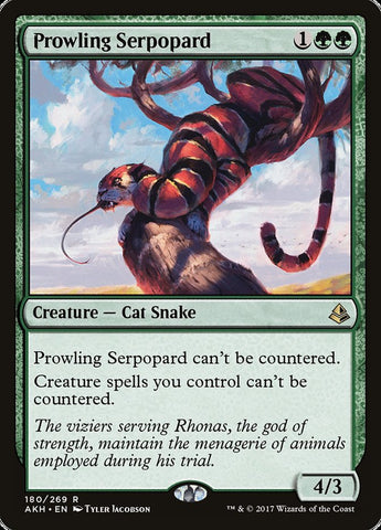 Prowling Serpopard [Amonkhet] Magic: The Gathering