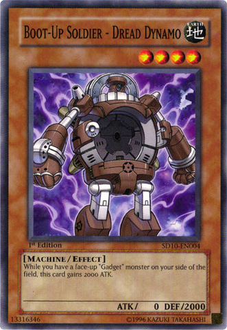 Boot-Up Soldier - Dread Dynamo [SD10-EN004] Common Yu-Gi-Oh!