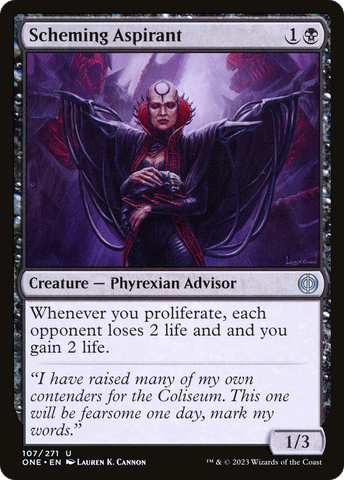 Scheming Aspirant [Phyrexia: All Will Be One] Magic: The Gathering