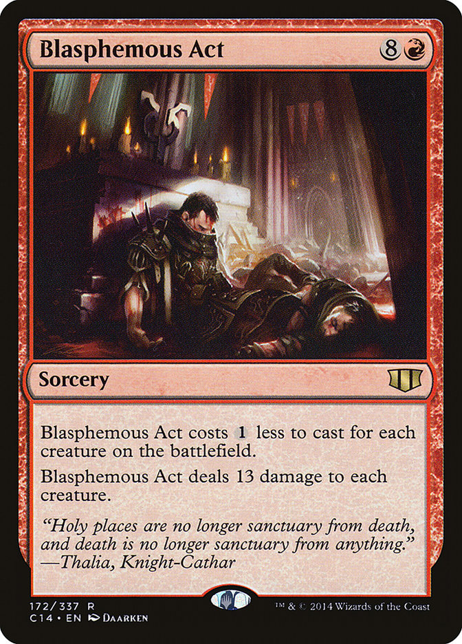 Blasphemous Act [Commander 2014] Magic: The Gathering
