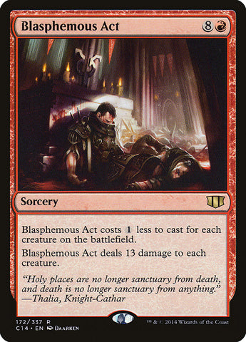 Blasphemous Act [Commander 2014] Magic: The Gathering
