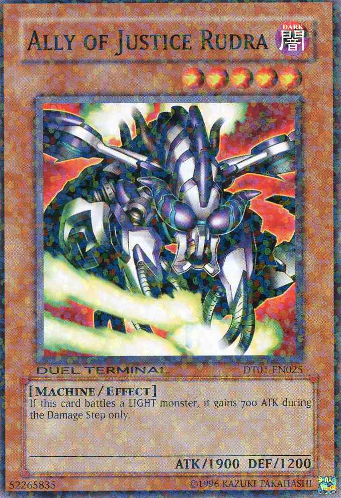 Ally of Justice Rudra [DT01-EN025] Common Yu-Gi-Oh!