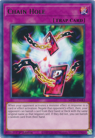 Chain Hole [MP20-EN083] Rare Yu-Gi-Oh!